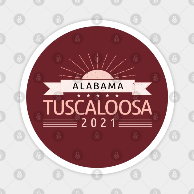 Tuscaloosa Alabama Magnet by ShopBuzz